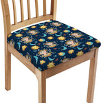 Cute Cartoon Aquarius Pattern Print Chair Cushion Cover