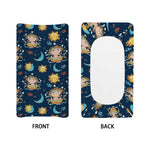 Cute Cartoon Aquarius Pattern Print Changing Pad Cover