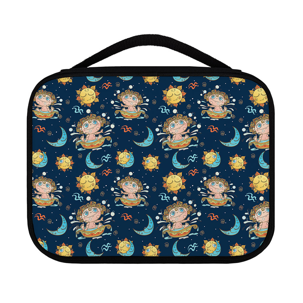 Cute Cartoon Aquarius Pattern Print Classic Bible Case