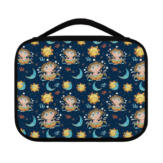 Cute Cartoon Aquarius Pattern Print Classic Bible Case