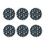 Cute Cartoon Aquarius Pattern Print Coaster Set