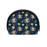 Cute Cartoon Aquarius Pattern Print Coin Purse