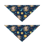 Cute Cartoon Aquarius Pattern Print Dog Bandana