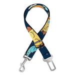 Cute Cartoon Aquarius Pattern Print Dog Seat Belt
