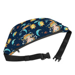 Cute Cartoon Aquarius Pattern Print Fanny Pack