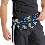 Cute Cartoon Aquarius Pattern Print Fanny Pack