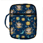 Cute Cartoon Aquarius Pattern Print Front Pocket Bible Bag