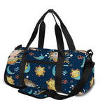 Cute Cartoon Aquarius Pattern Print Gym Bag