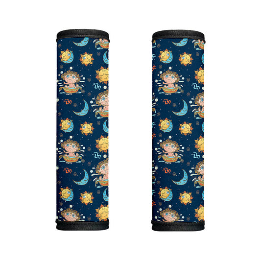 Cute Cartoon Aquarius Pattern Print Handle Covers