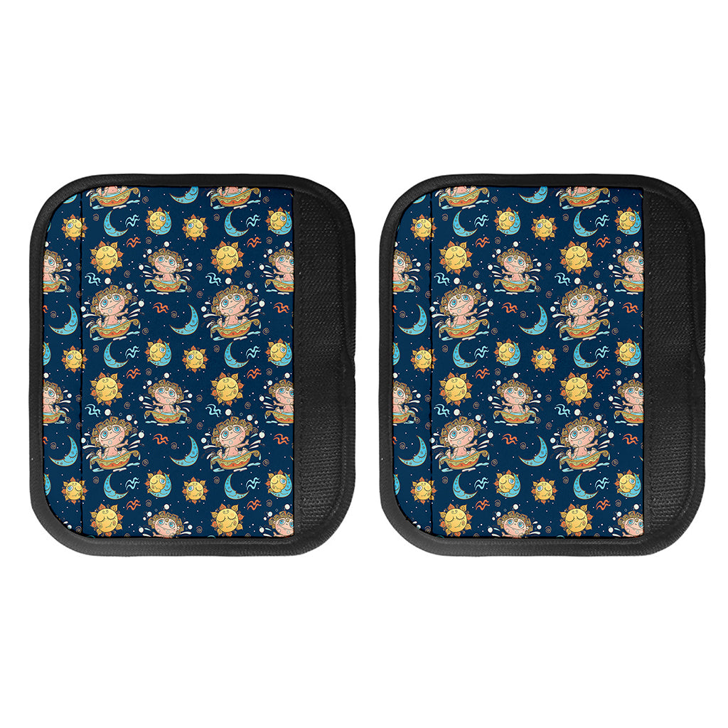Cute Cartoon Aquarius Pattern Print Handle Covers