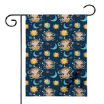 Cute Cartoon Aquarius Pattern Print House Flag