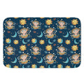 Cute Cartoon Aquarius Pattern Print Indoor Door Mat