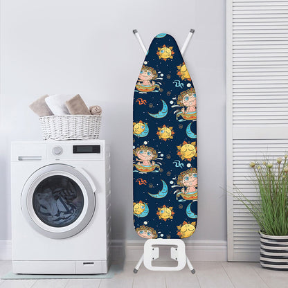 Cute Cartoon Aquarius Pattern Print Ironing Board Cover