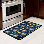 Cute Cartoon Aquarius Pattern Print Kitchen Mat