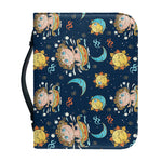 Cute Cartoon Aquarius Pattern Print Leather Bible Cover