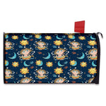Cute Cartoon Aquarius Pattern Print Mailbox Cover