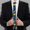 Cute Cartoon Aquarius Pattern Print Necktie