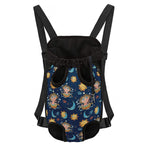 Cute Cartoon Aquarius Pattern Print Pet Carrier Backpack