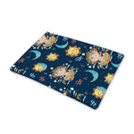 Cute Cartoon Aquarius Pattern Print Pet Cooling Mat Cover