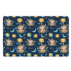 Cute Cartoon Aquarius Pattern Print Polyester Doormat