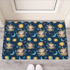 Cute Cartoon Aquarius Pattern Print Rubber Doormat