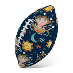 Cute Cartoon Aquarius Pattern Print Rugby Ball