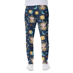Cute Cartoon Aquarius Pattern Print Scuba Joggers