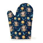 Cute Cartoon Aquarius Pattern Print Single Oven Mitt