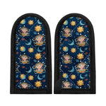 Cute Cartoon Aquarius Pattern Print Skillet Handle Cover
