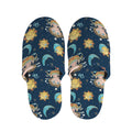 Cute Cartoon Aquarius Pattern Print Slippers