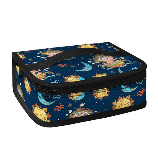 Cute Cartoon Aquarius Pattern Print Small Lunch Bag