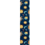 Cute Cartoon Aquarius Pattern Print Table Runner