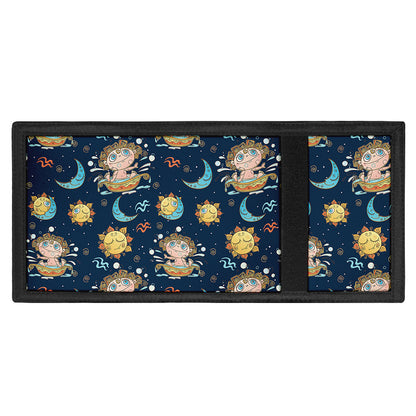 Cute Cartoon Aquarius Pattern Print Trifold Wallet