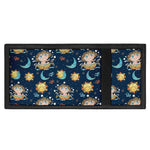 Cute Cartoon Aquarius Pattern Print Trifold Wallet