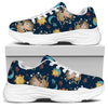 Cute Cartoon Aquarius Pattern Print White Chunky Shoes