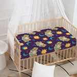Cute Cartoon Aries Pattern Print Baby Crib Sheet