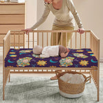 Cute Cartoon Aries Pattern Print Baby Crib Sheet