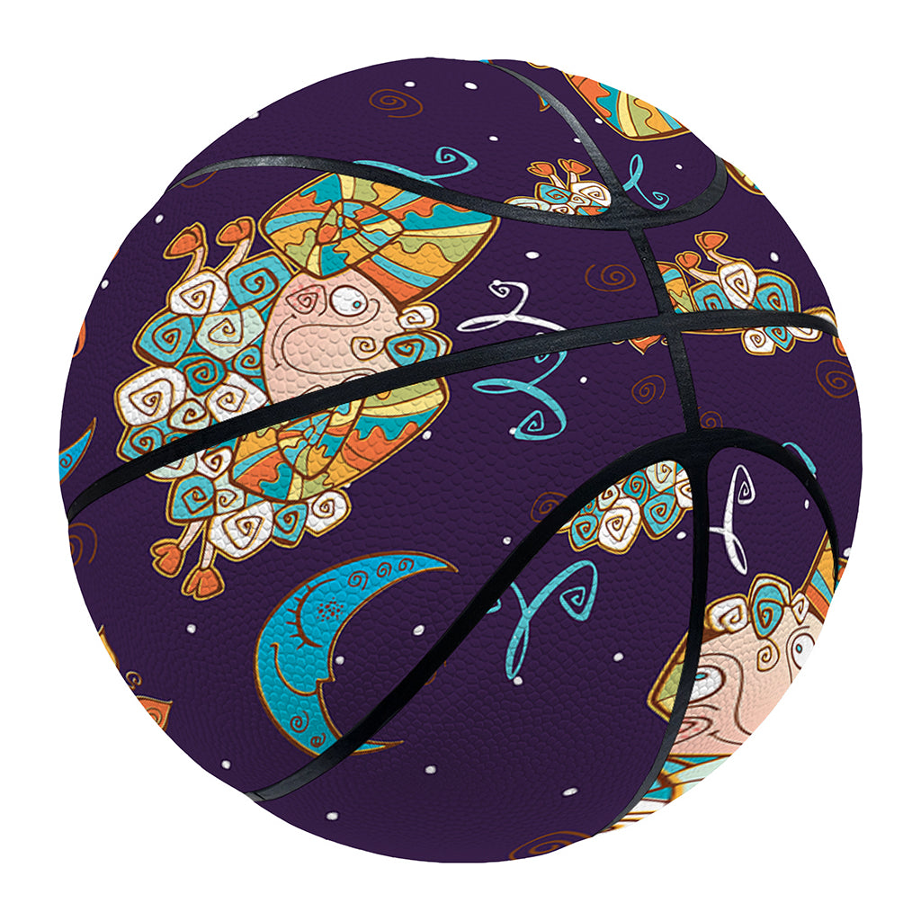 Cute Cartoon Aries Pattern Print Basketball