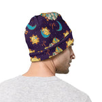 Cute Cartoon Aries Pattern Print Beanie