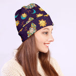 Cute Cartoon Aries Pattern Print Beanie