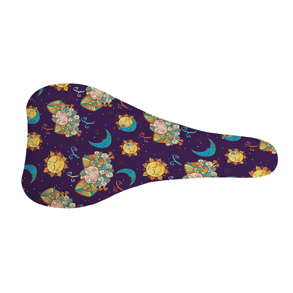 Cute Cartoon Aries Pattern Print Bicycle Seat Cover