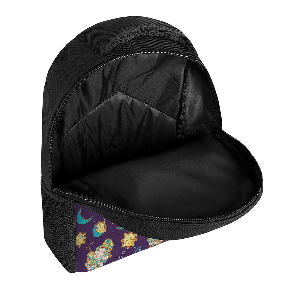 Cute Cartoon Aries Pattern Print Casual Backpack