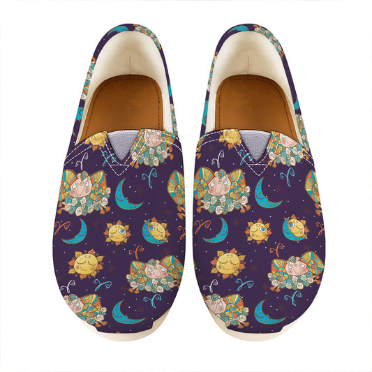 Cute Cartoon Aries Pattern Print Casual Shoes
