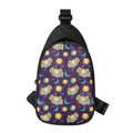 Cute Cartoon Aries Pattern Print Sling Bag
