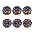 Cute Cartoon Aries Pattern Print Coaster Set