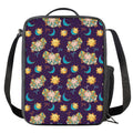 Cute Cartoon Aries Pattern Print Crossbody Lunch Bag