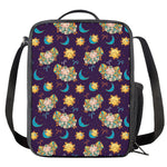 Cute Cartoon Aries Pattern Print Crossbody Lunch Bag