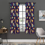 Cute Cartoon Aries Pattern Print Curtain