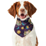 Cute Cartoon Aries Pattern Print Dog Bandana