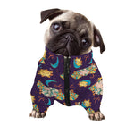 Cute Cartoon Aries Pattern Print Dog Zip Up Jacket